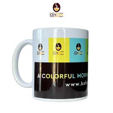 Picture of MUG A COLOURFULL MORNING WITH KAFECAFE